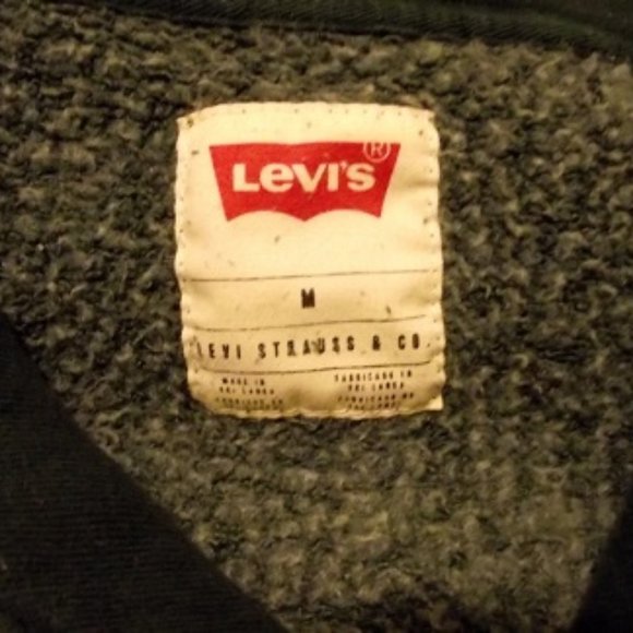 LEVI's Vintage Women's Sweatshirt Medium Green - Picture 2 of 5